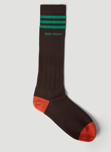 Pack Of Three Crochet Sports Socks adidas by Wales Bonner Pack Of Three Crochet Sports Socks Multicolour awb0352006