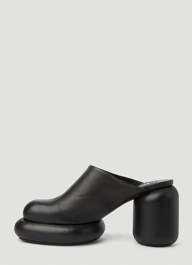 Jil Sander Tubular Mules Black jil0251036