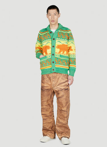 Junya Watanabe 베어 카디건 그린 jwn0152005