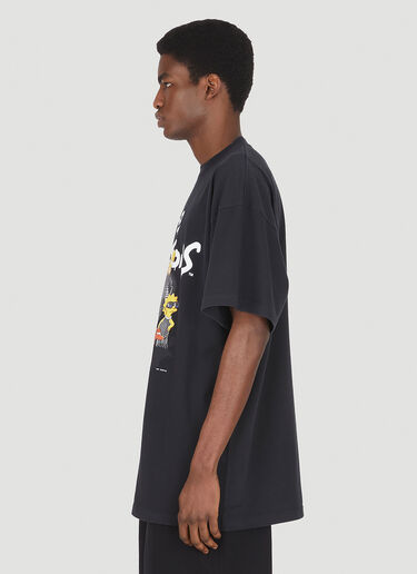 Balenciaga x The Simpsons Artwork T-Shirt Black bal0147001