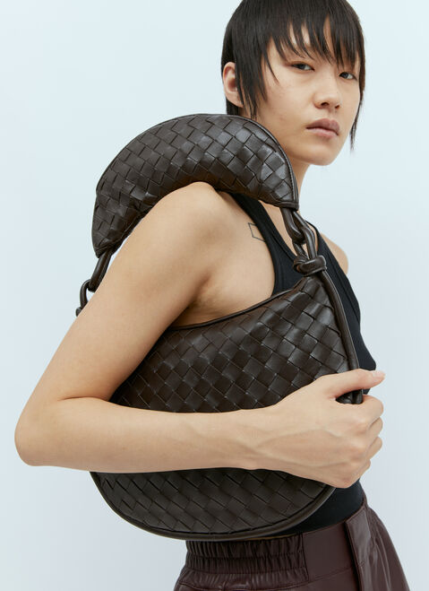 Bottega Veneta ミディアム　ジェメッリショルダーバッグ ブラック bov0255067