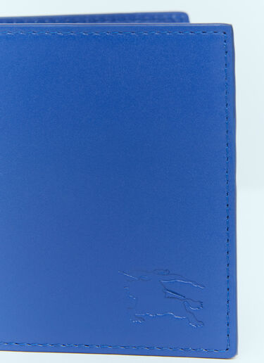 Burberry EKD 双折皮革钱包 蓝色 bur0155012