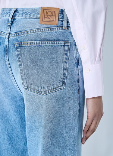 TOTEME Twisted Seam Jeans Blue tot0260004
