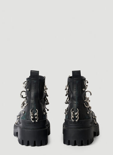 Balenciaga Strike 20mm Pierced Boots Black bal0154033