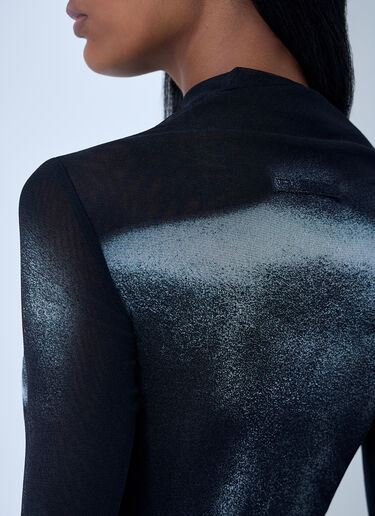 Wood Mesh Maxi Dress Jean Paul Gaultier Wood Mesh Maxi Dress Black jpg0262002