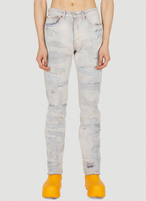 NOTSONORMAL Destroyed Jeans Yellow nsm0348025