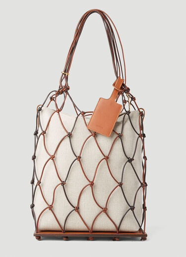 Le Petit Filet Pralu Handbag Jacquemus Le Petit Filet Pralu Handbag Brown jac0251077