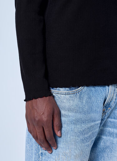 Our Legacy Elongated Longsleeve Top Black our0165018