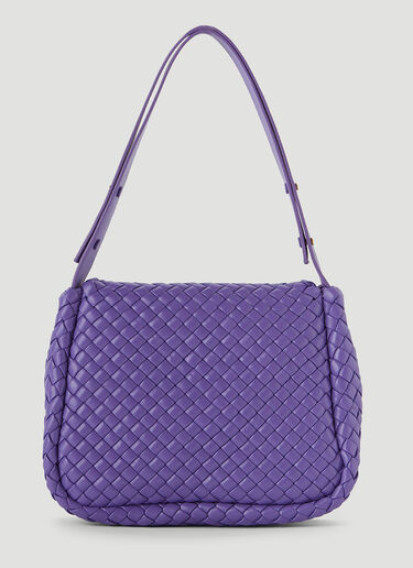 Bottega Veneta Cobble Shoulder Bag Purple bov0250009