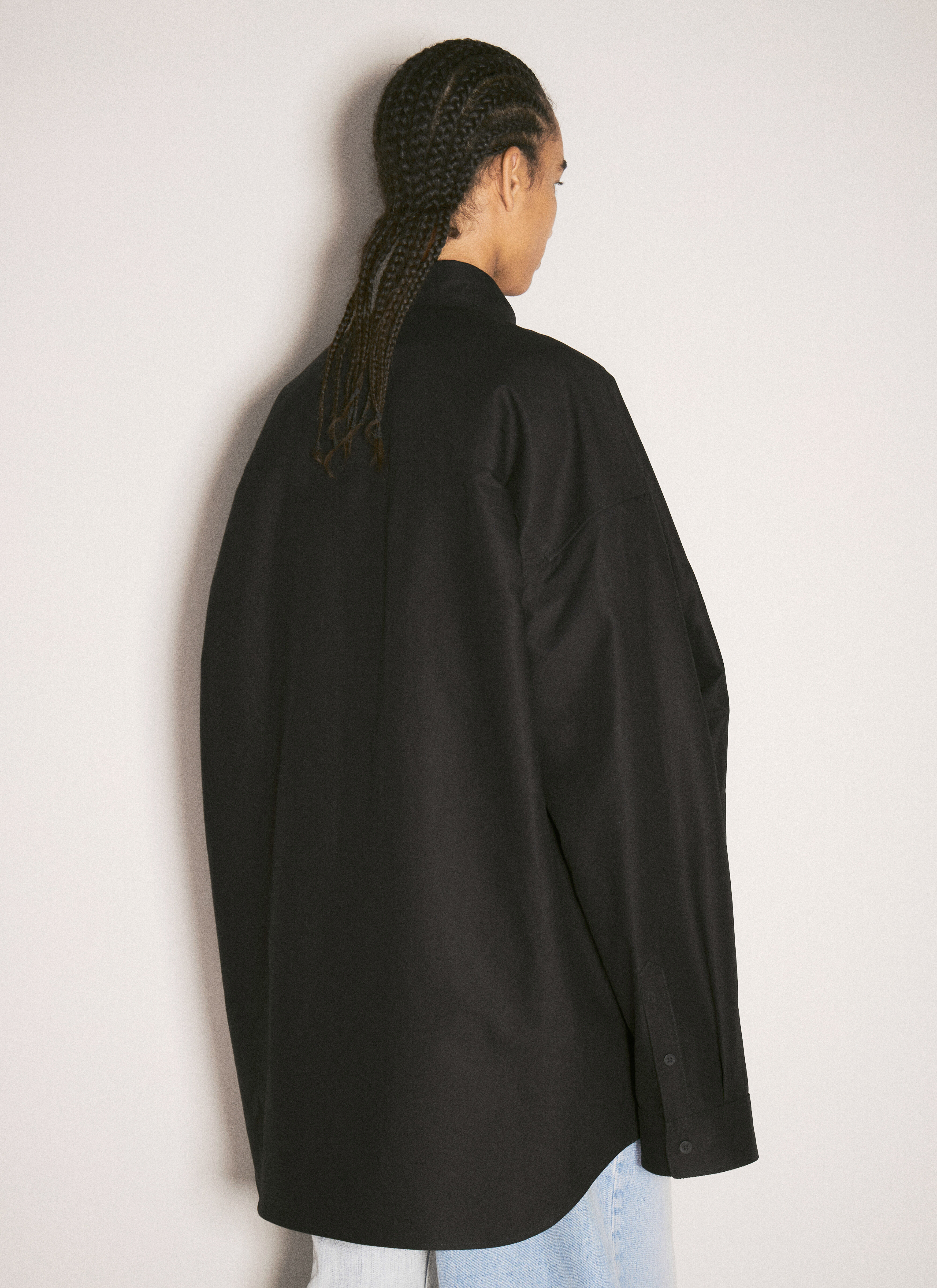 Balenciaga Women s Outerwear Shirt in Black LN CC