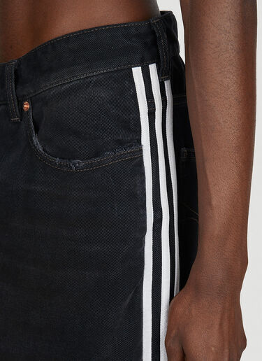 Balenciaga x adidas Men's Baggy Jeans in Black