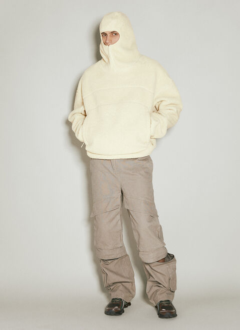 Entire Studios Fluffy Fleece Hooded Sweatshirt Grey ent0353008
