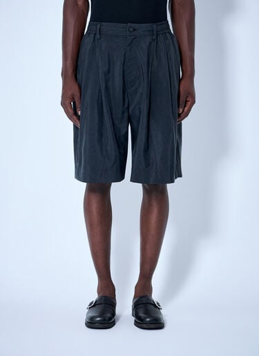 LN-CC® - ssstein: Wide Easy Shorts - Black ssstein Wide Easy Shorts Black sss0164007