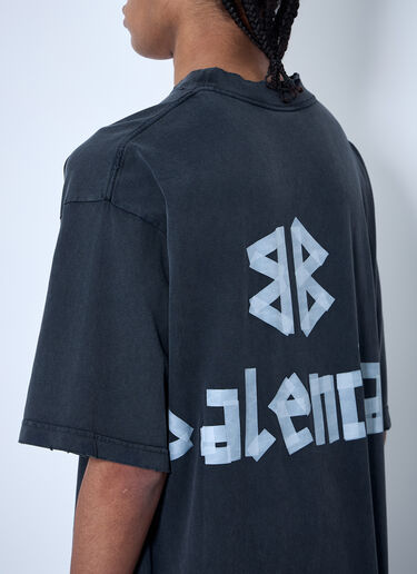 Balenciaga Medium Fit T恤  黑色 bal0159011