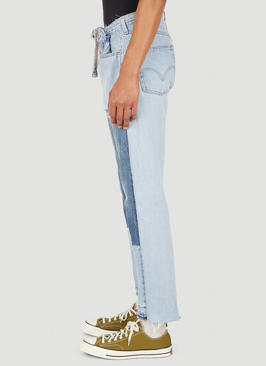 Asymmetric Cuff Jeans Bonum Asymmetric Cuff Jeans Blue bon0348011