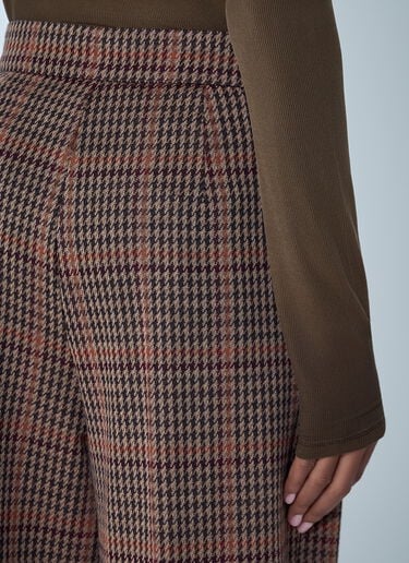 Max Mara Tailored Wool-Blend Pants Brown max0262018