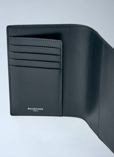 Balenciaga Logo Debossed Passport Holder Black bal0156018