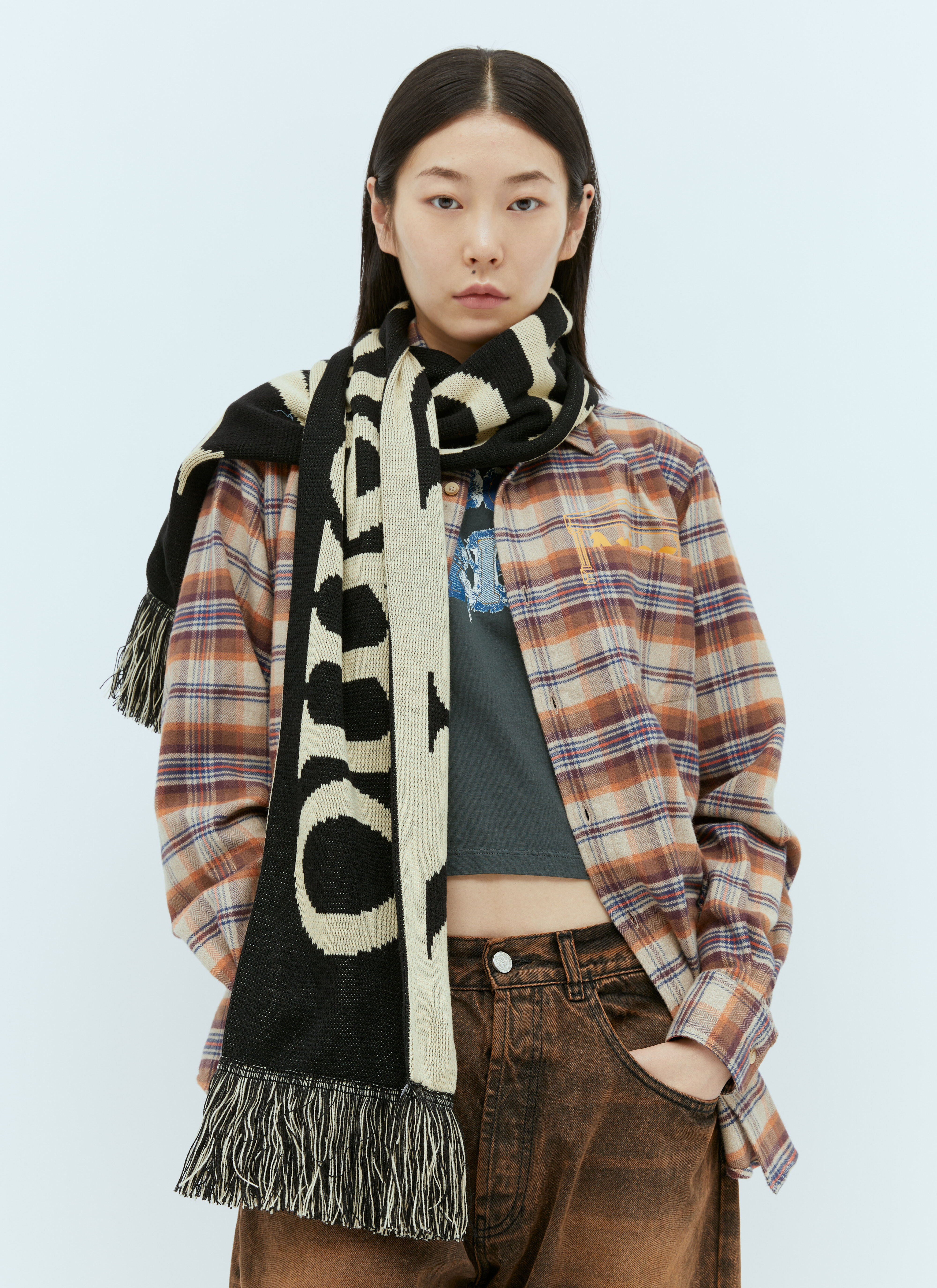 Aries Women's' No Problemo Scarf in Black | LN-CC®