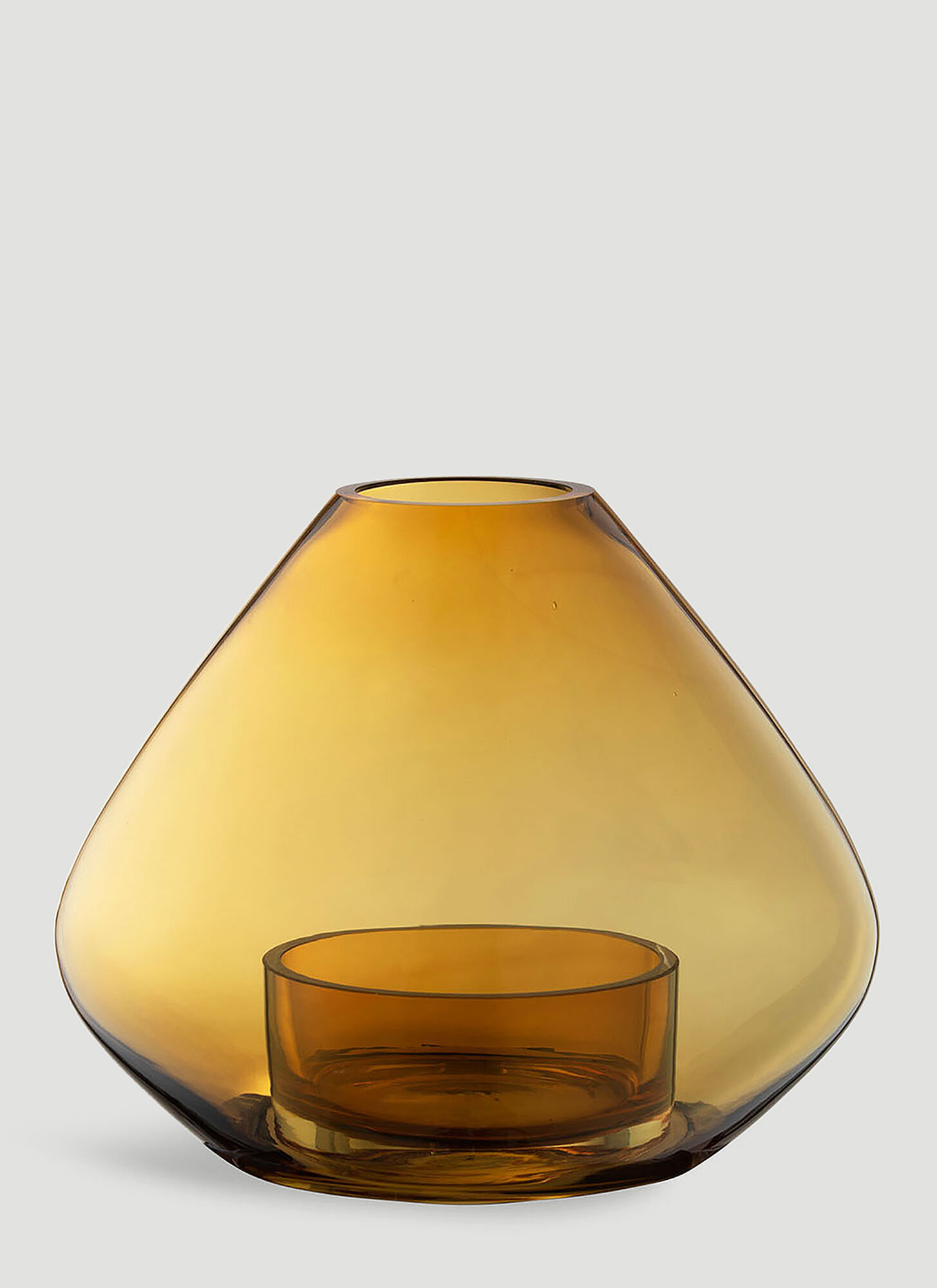 Shop Aytm Uno Small Lantern Vase In Orange