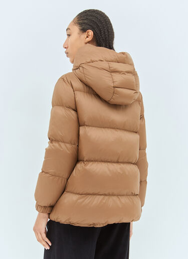 Max Mara 防水蓬松羽绒服  棕色 max0258026