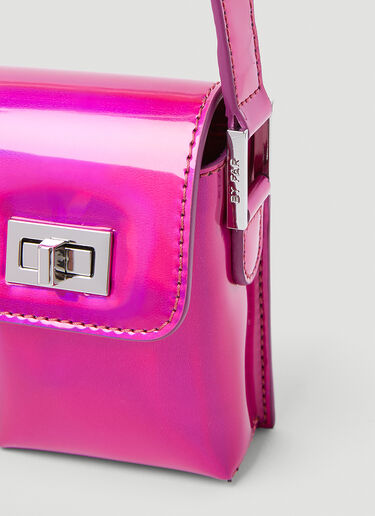 BY FAR Baby Billy Iridescent Shoulder Bag Pink byf0253009