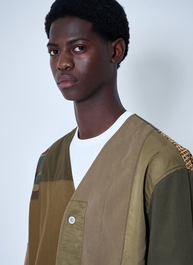 Comme des Garçons Homme パッチワーク ジャケット カーキ cdh0160008