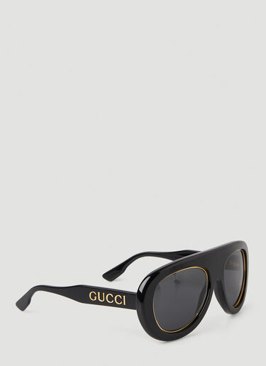 Gucci Navigator Frame Sunglasses Black guc0148012