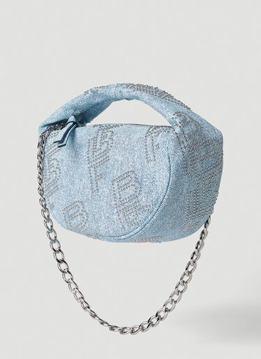 Baby Cush Stud Handbag BY FAR Baby Cush Stud Handbag Light Blue byf0251005