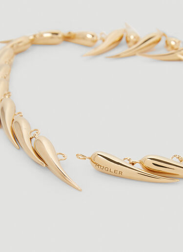 Mugler Chilli Necklace Gold mug0252056