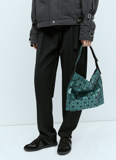 Bao Bao Issey Miyake 바게트 금속성 핸드백 그린 bao0255007