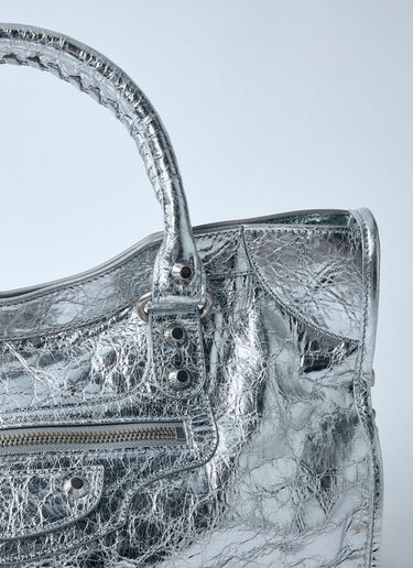 Balenciaga Medium Le City Handbag Silver bal0259041