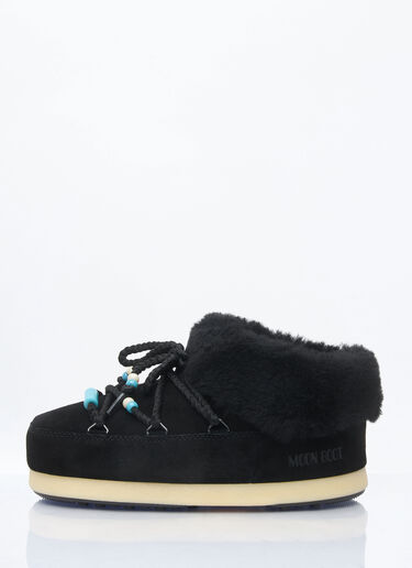Moon Boot Beads Suede Mules Black mnb0260003