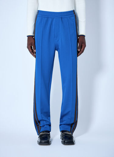 LN-CC® - Y-3 X WB: End Track Pants - Blue Y-3 X WB End Track Pants Blue ywb0364007