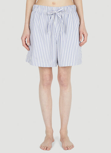 Tekla Skagen Stripes Shorts Blue tek0352005