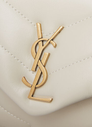 Saint Laurent Loulou Toy Shoulder Bag Cream sla0251072