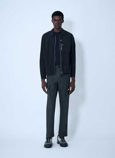 Stone Island Logo Patch Pants Dark Grey sto0162035