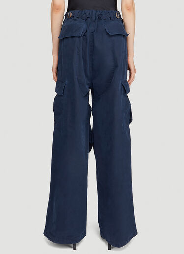 Balenciaga Soft Cargo Pants Blue bal0244060