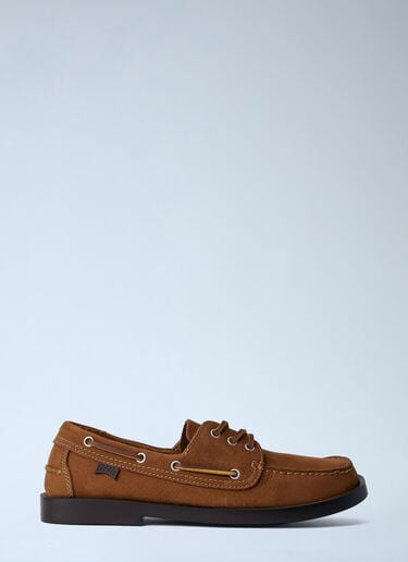 CAMPER Don Leather Boat Shoes Brown cmp0164010