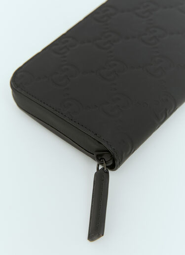 Gucci GG Rubber-Effect Wallet Black guc0155116
