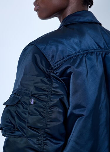 Alpha Industries CWU-45/P ベース UV ルーズボンバージャケット 青 alp0366007