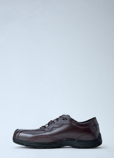 Dr. Martens Aurix 5i Oxblood Satin Finish Leather Lace Ups Burgundy drm0365005