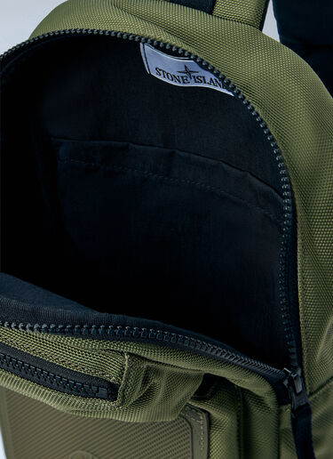 LN-CC® - Stone Island: Sling Backpack - Green Stone Island Sling Backpack Green sto0165026