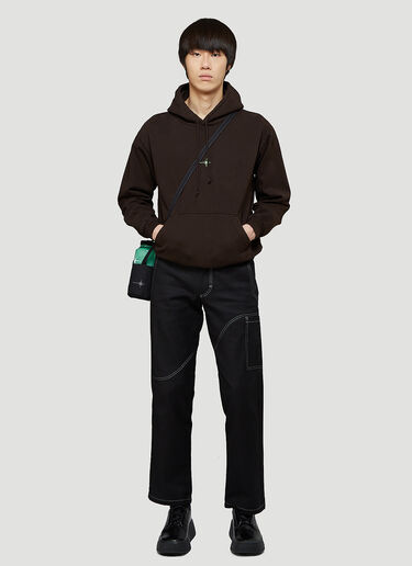 Eden Power Corp Recycled Shining Star Hooded Sweatshirt Brown edn0142007