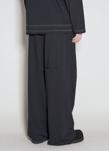 MM6 Maison Margiela Drawstring Track Pants Black mmm0156004