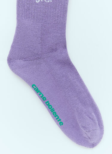 Carne Bollente Sex Socks Purple cbn0354014