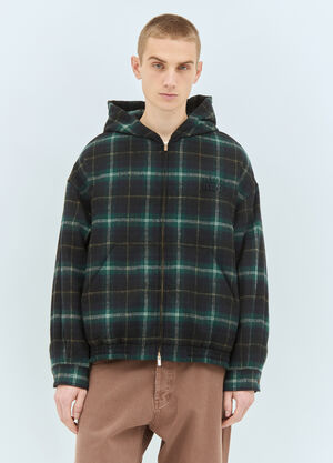 Miu Miu Padded Hooded Jacket Burgundy miu0159006