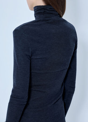 LN-CC® - RÓHE: Fine Merino Turtleneck - Dark Grey RÓHE Fine Merino Turtleneck Dark Grey roe0265010