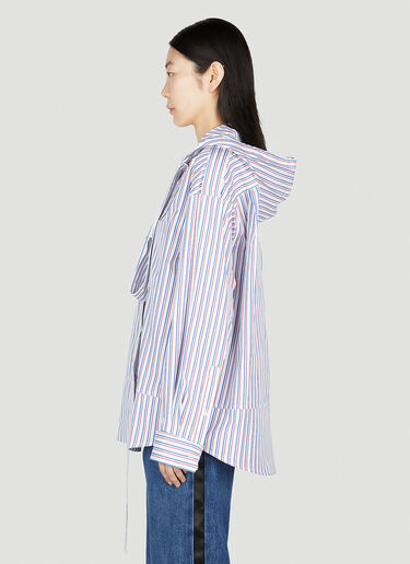 Deconstructed Hooded Shirt Meryll Rogge Deconstructed Hooded Shirt Blue mrl0252007