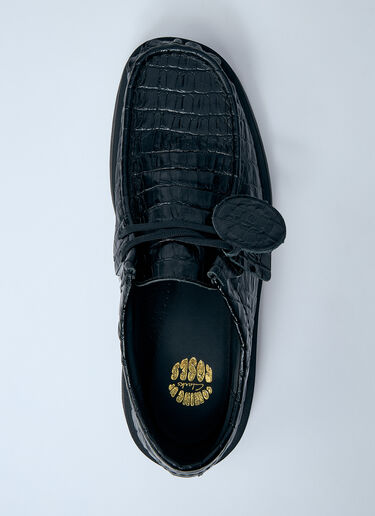 Martine Rose x Clarks Torview Lace-Up Shoes Black mrc0160004