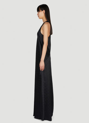 Balenciaga Racer Back Long Dress Black bal0251003